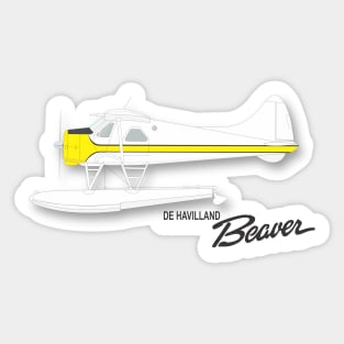 de Havilland Beaver floatplane Sticker